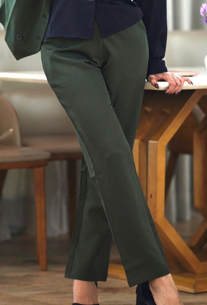 Tailored Fit High-waist pant : Olive