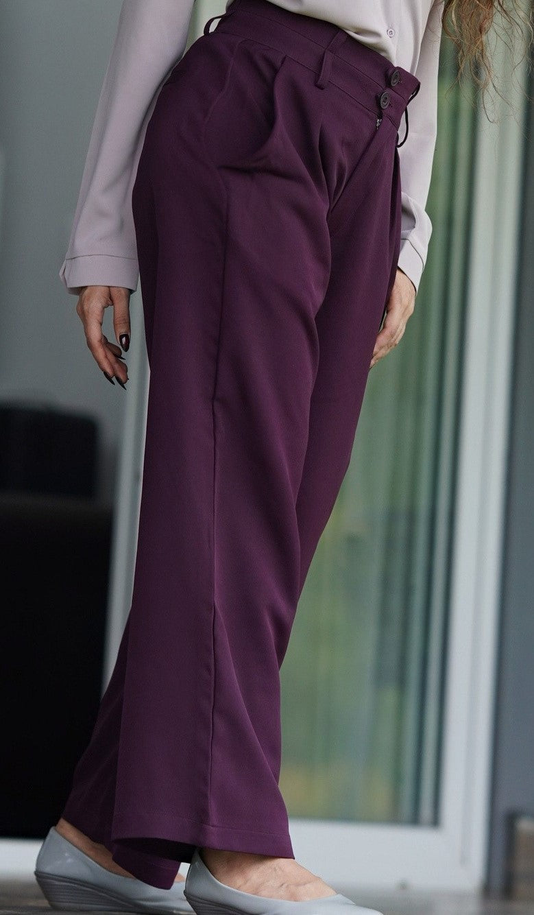 Snatch It: High-waist pants: Wine