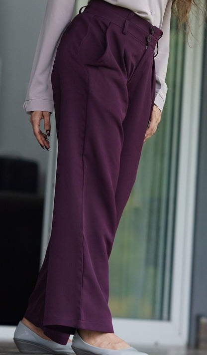 Snatch It: High-waist pants: Wine