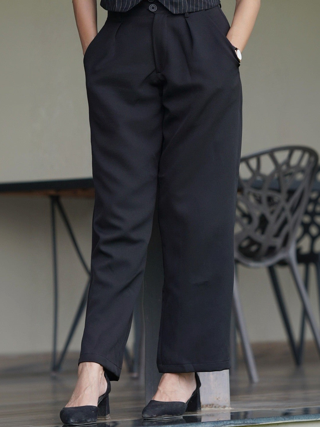 Slash It Striped Waistcoat With Trousers