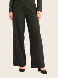 Snatch It High-waist pants Black - warm bone background