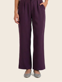 Snatch It High-waist pants Wine - warm bone background