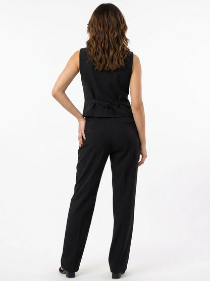Boss It Waistcoat With Trousers: Black