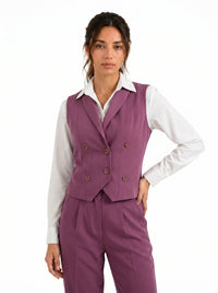 Boss It Waistcoat : Mauve