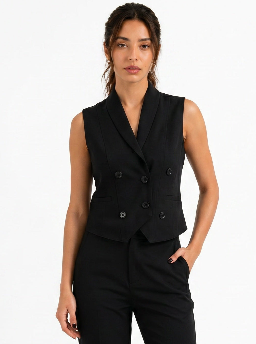 Boss It Waistcoat : Black