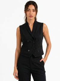 Boss It Waistcoat : Black