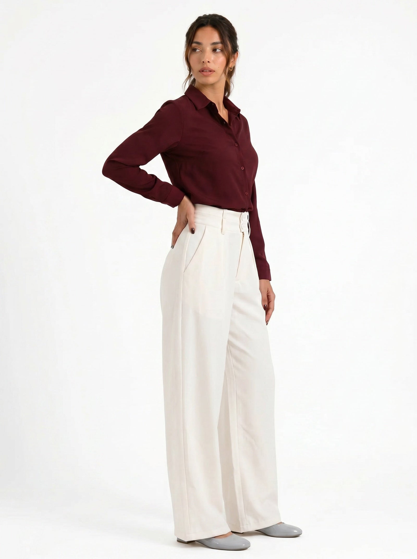 Snatch It: High-waist pants: Off-White