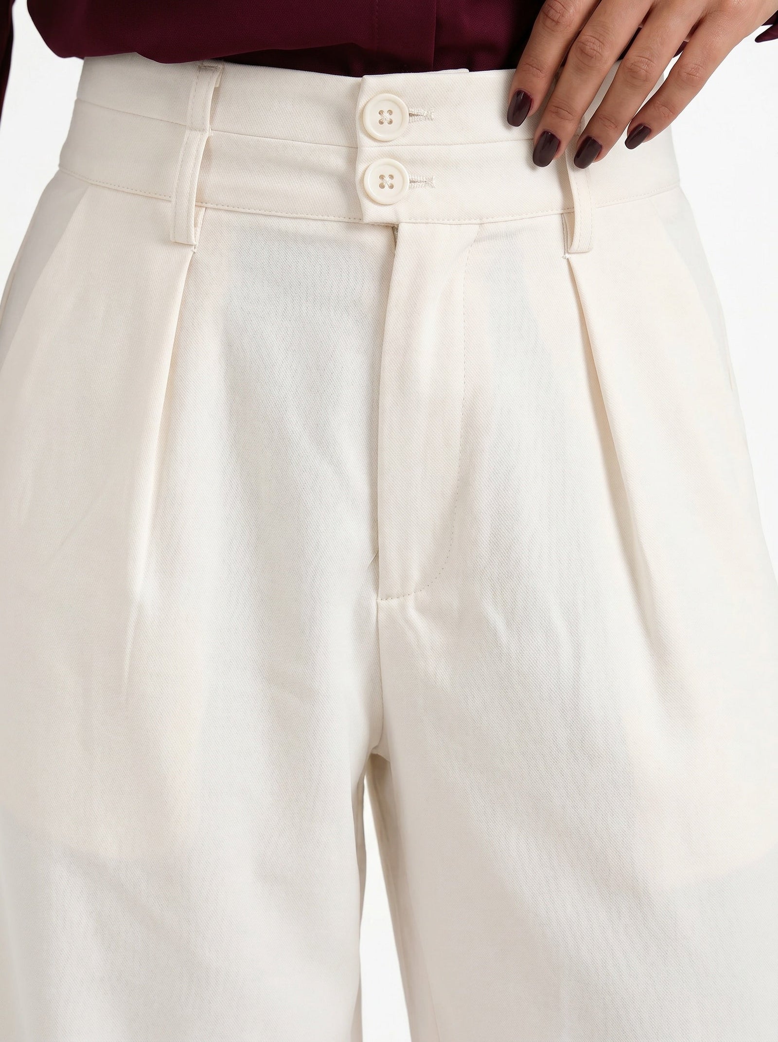 Snatch It: High-waist pants: Off-White