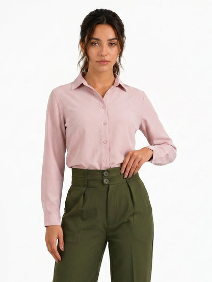 Signature Ultra-Soft Shirt: Soft-Pink