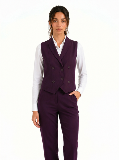 Boss It Waistcoat : Wine