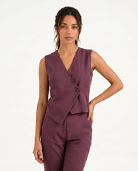 Slash It Waistcoat : Mauve