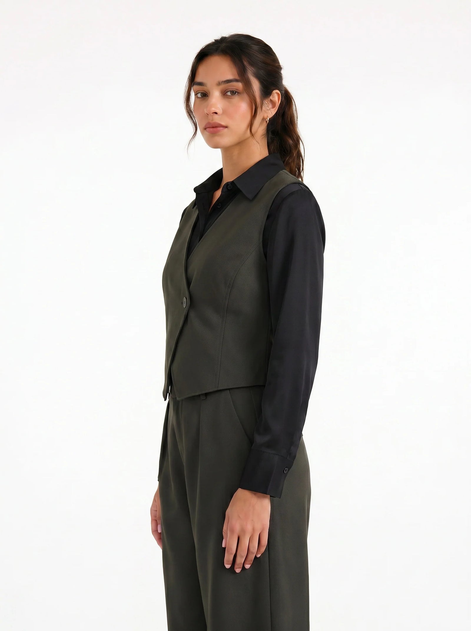 Slash It Waistcoat : Olive
