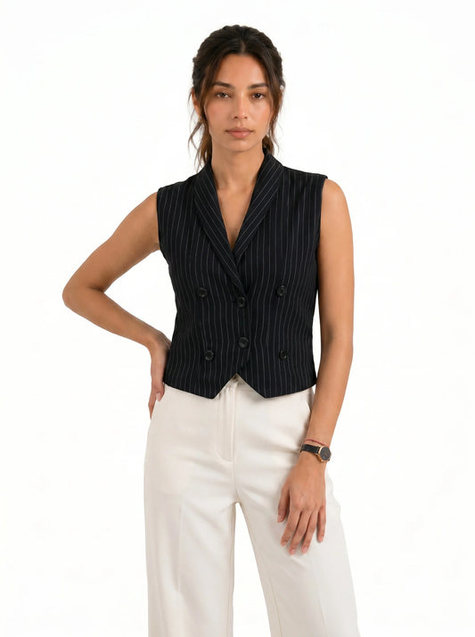 Boss It Waistcoat: The Striped Statement