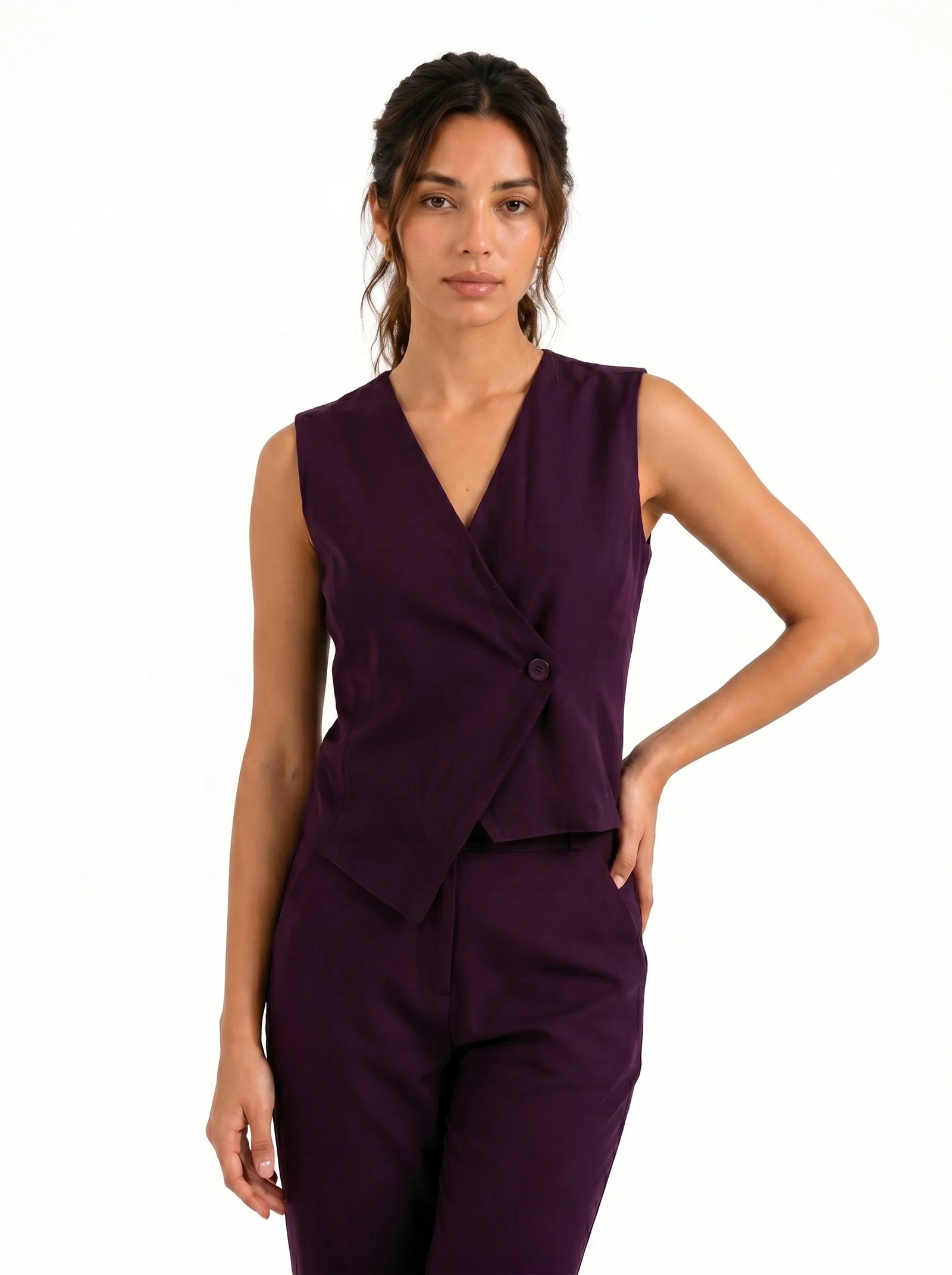 Slash It Waistcoat : Wine