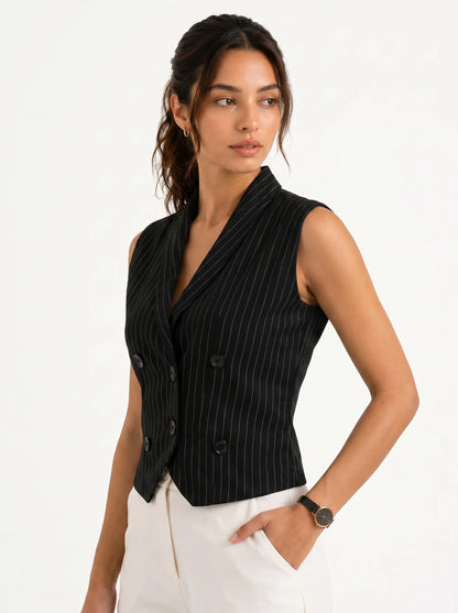 Boss It Waistcoat : Striped