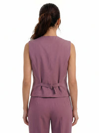 Slash It Waistcoat : Mauve