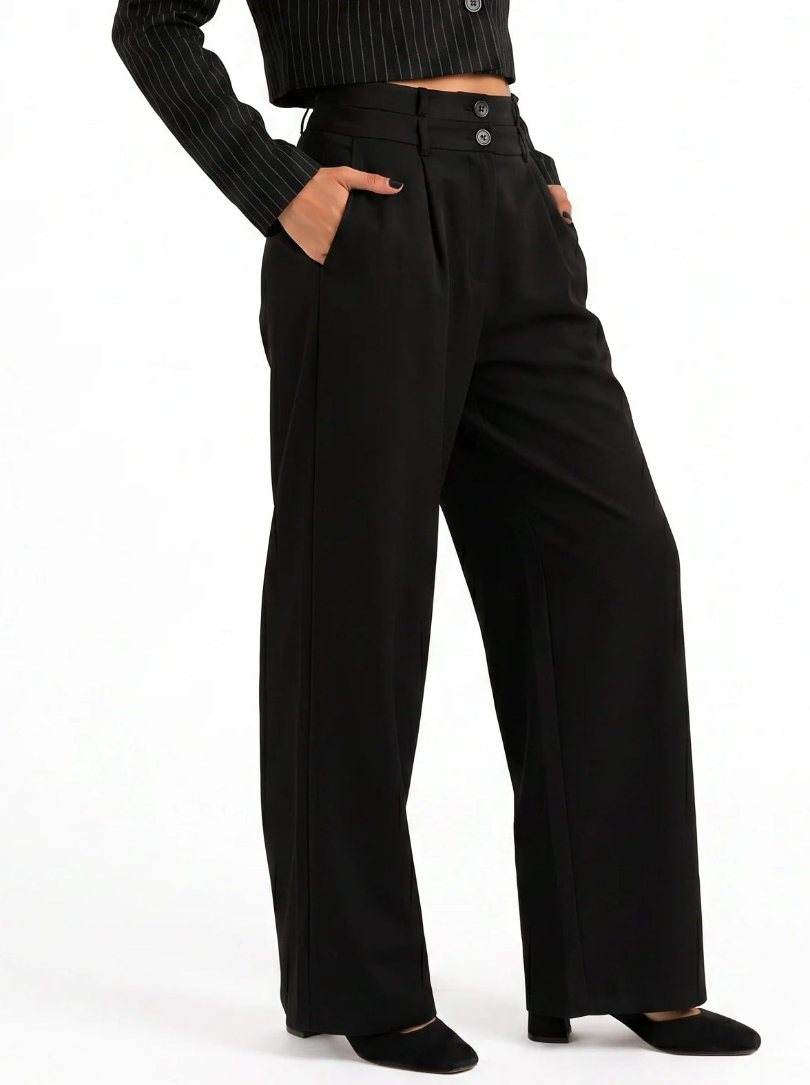 Snatch It: High-waist pants: Black