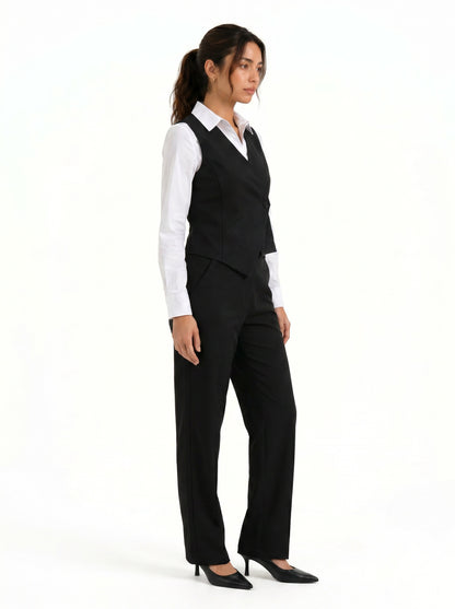 Slash It Waistcoat : Black