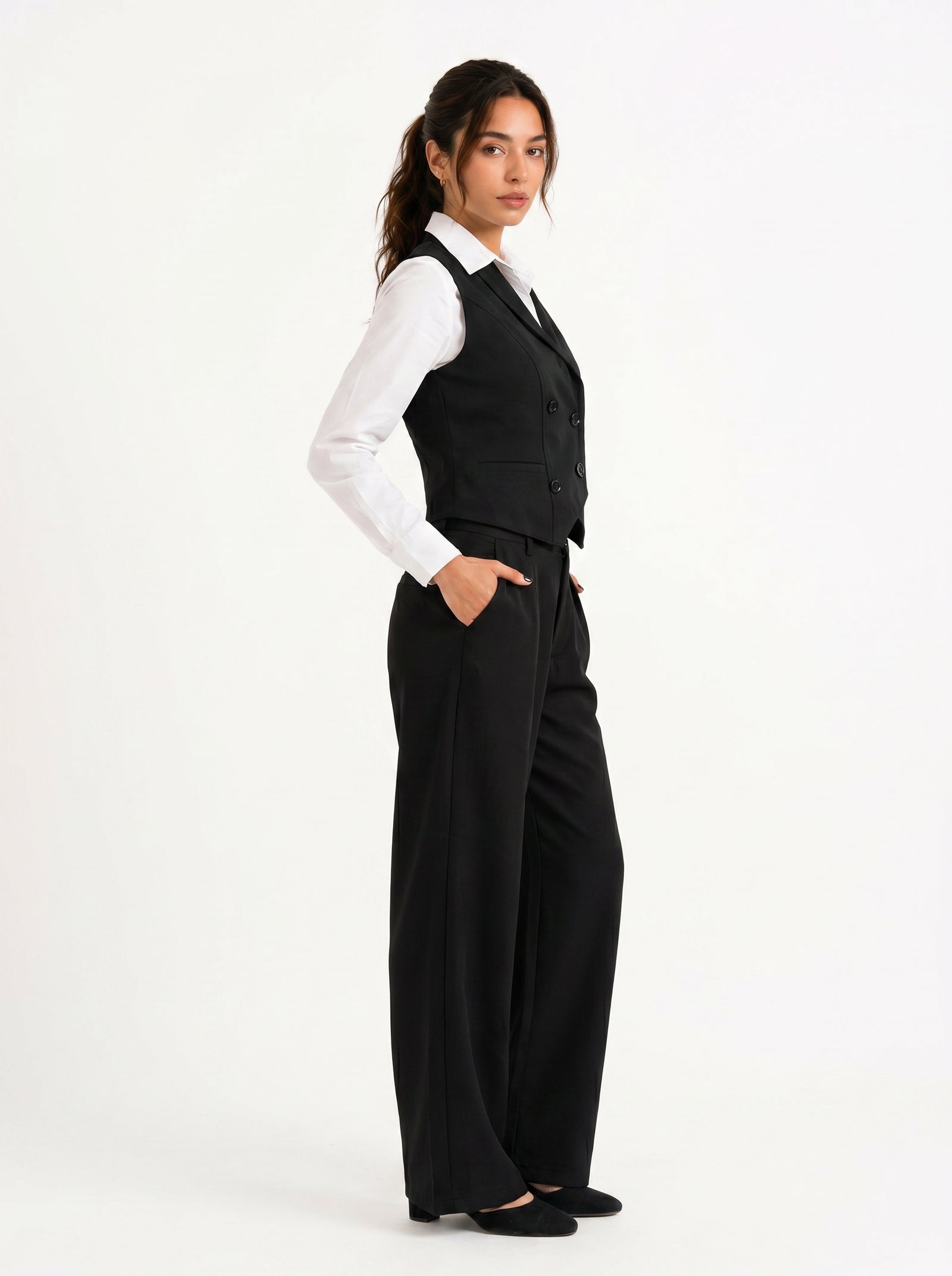 Boss It Waistcoat : Black