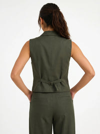 Boss It Waistcoat : Olive