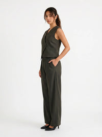 Slash It Waistcoat : Olive
