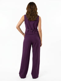 Slash It Waistcoat With Trousers: Wine