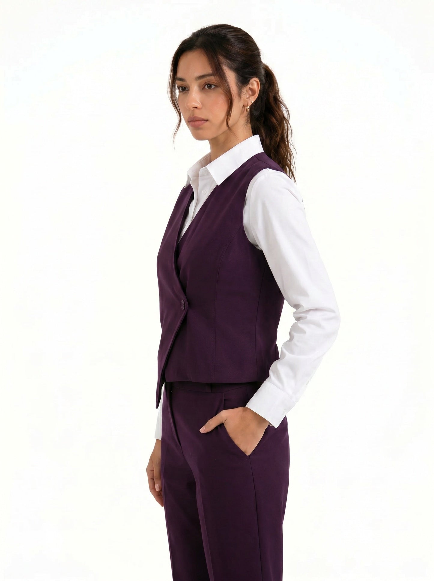 Slash It Waistcoat : Wine