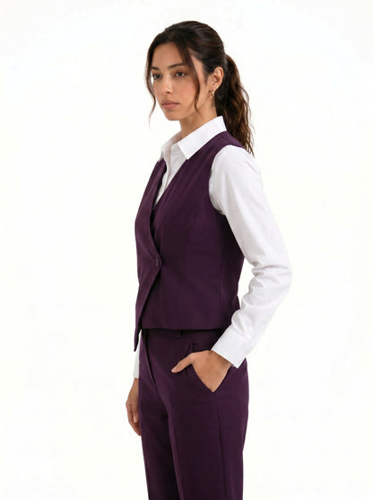 Slash It Waistcoat : Wine