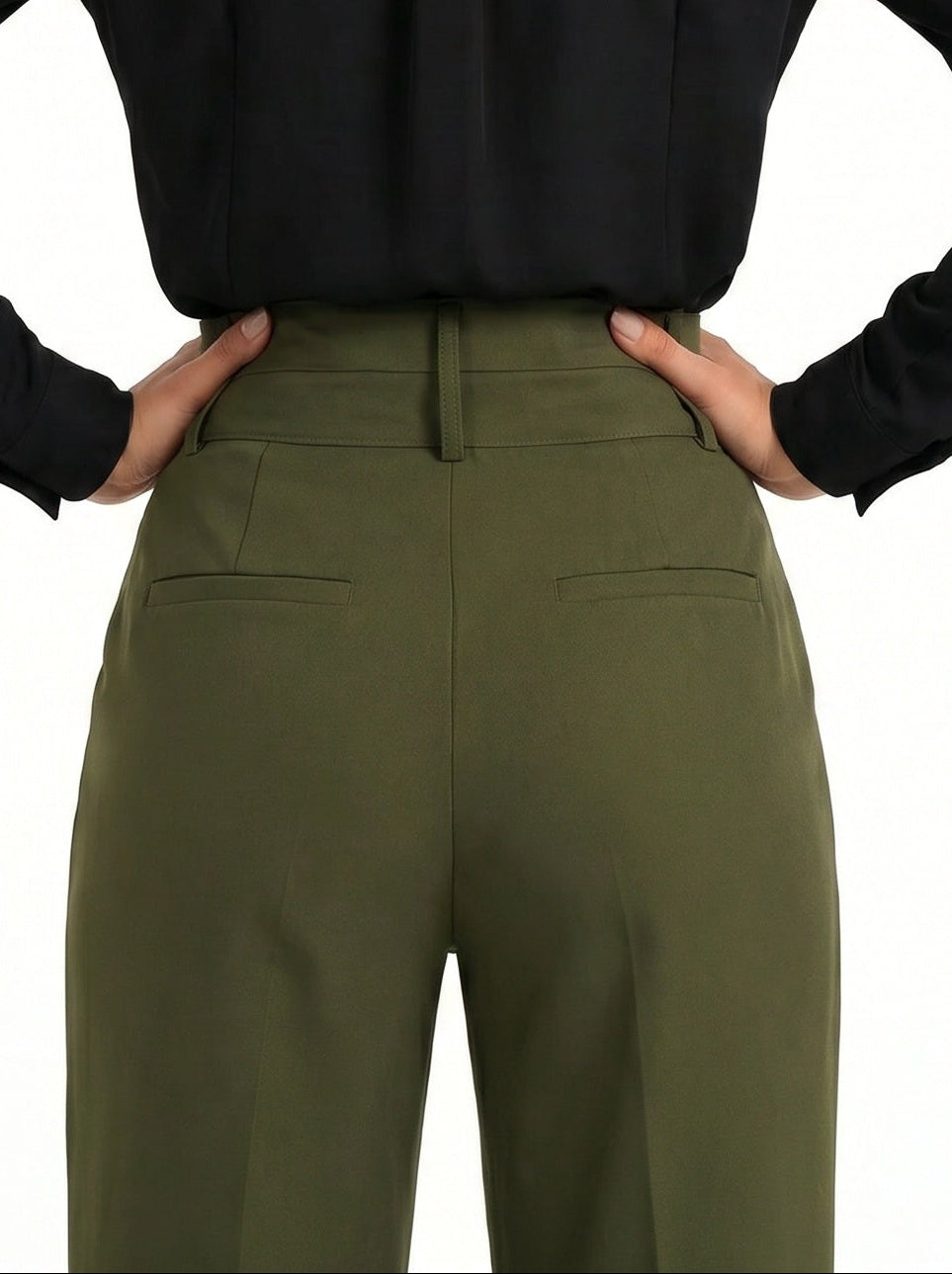 Snatch It: High-waist pants: Olive