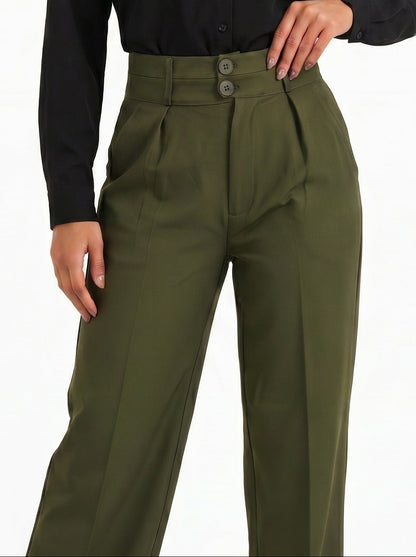 Snatch It: High-waist pants: Olive