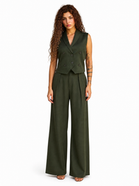 Boss It Waistcoat : Olive
