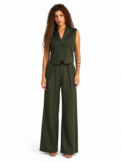 Boss It Waistcoat : Olive