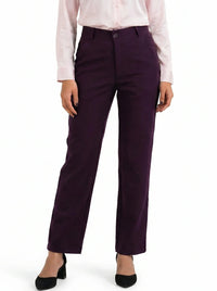 Tailored Fit High-waist pant : Wine