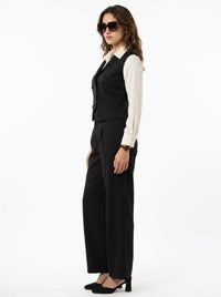 Boss It Waistcoat With Trousers: Black