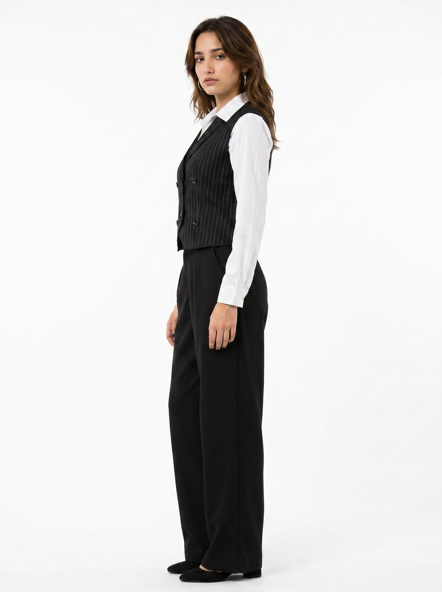 Boss it Waistcoat With Trousers: Striped